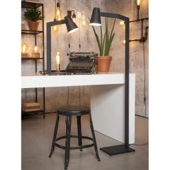 It's About Romi Lampadaire Métal Noir Biarritz -magasin Vente-unique lampadaire metal noir biarritz 3266274 5 1140x1140