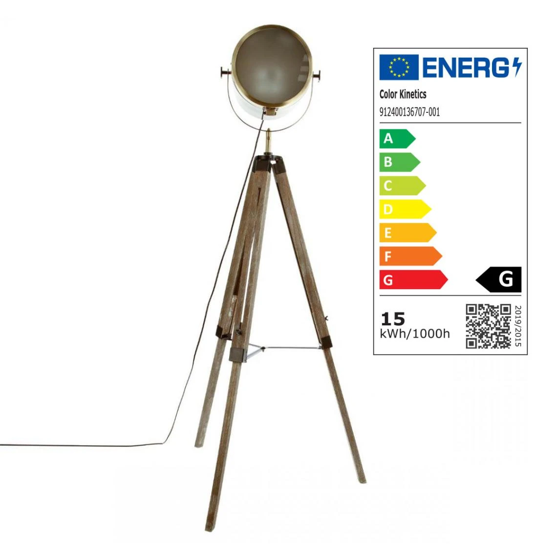 3S. X Home LAMPADAIRE MET/BOIS EBOR BRON H152 3 3S. X Home LAMPADAIRE MET/BOIS EBOR BRON H152