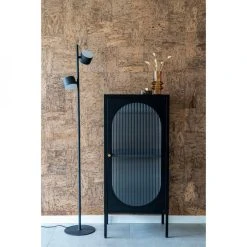 HOUSE NORDIC Lampadaire MILANO Noir Avec Un Cordon Textile De 200 Cm -magasin Vente-unique lampadaire milano noir avec un cordon textile de 200 cm 6409117 7 1140x1140