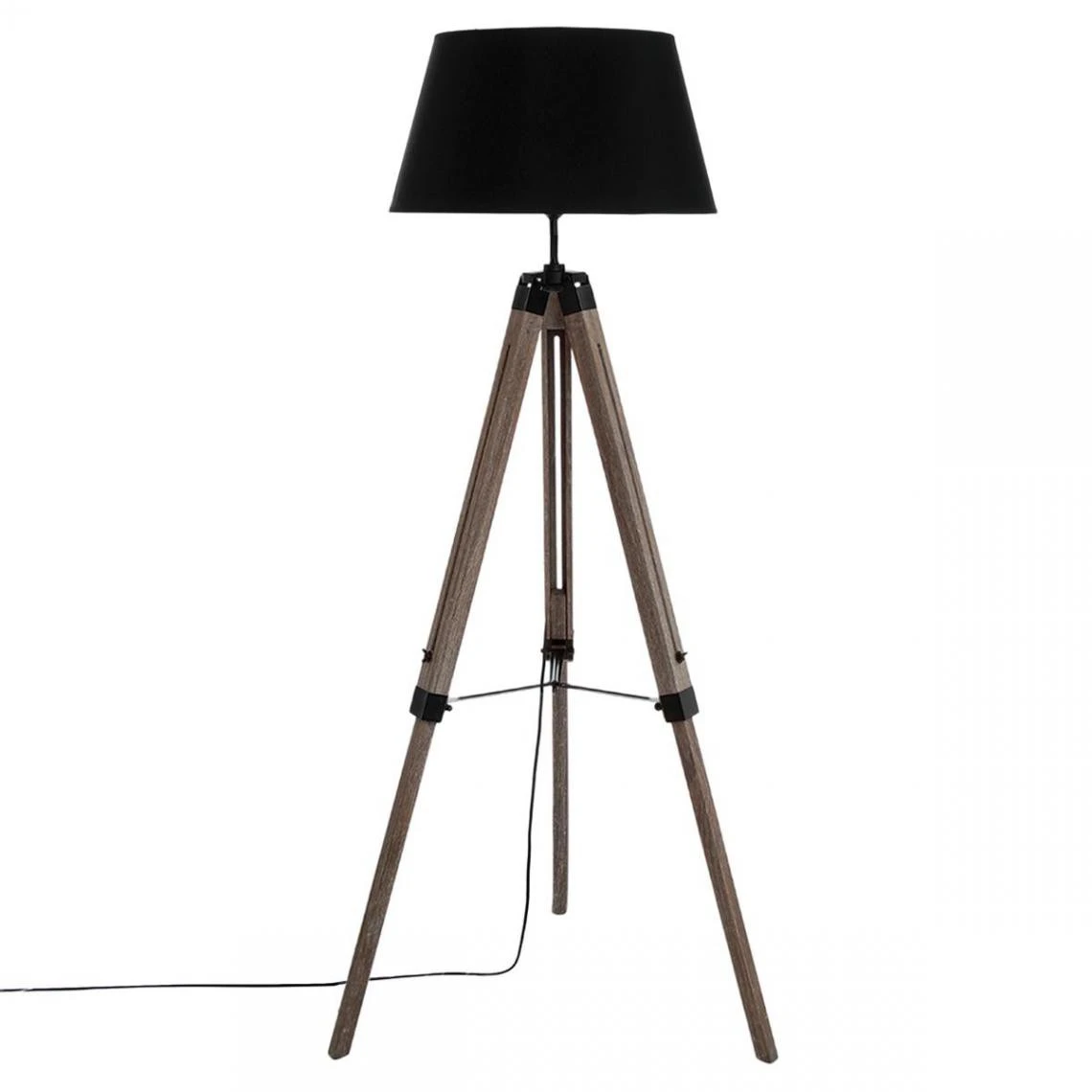 3S. X Home LAMPADAIRE TREPIER RUNO NOIR H145 3 3S. X Home LAMPADAIRE TREPIER RUNO NOIR H145