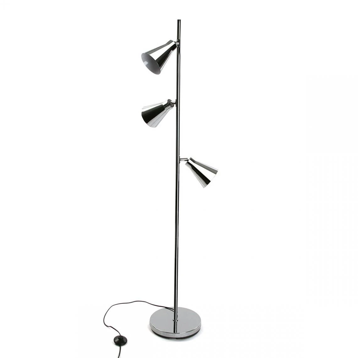 3S. X Home Lampe Sur Pied MIRA 3 Spots Argentée 3 3S. X Home Lampe Sur Pied MIRA 3 Spots Argentée