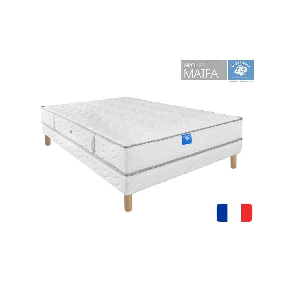 Ensemble Matelas Belle Literie Intimité + Sommier Tapissier 140x190 3 Ensemble Matelas Belle Literie Intimité + Sommier Tapissier 140x190