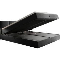 TRADA Lit Adulte Rembourré ROYAL Avec Rangement Et Matelas Ressorts Intégr... 9 TRADA Lit Adulte Rembourré ROYAL Avec Rangement Et Matelas Ressorts Intégr... -magasin Vente-unique lit adulte rembourre royal avec rangement et matelas ressorts integre dans le cadre du lit en 180200 gris fonce 14092424 39200494 1140x1140