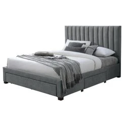Vente-unique Lit Avec 3 Tiroirs 160 X 200 Cm - Tissu - Gris - LIAKO 8 Vente-unique Lit Avec 3 Tiroirs 160 X 200 Cm - Tissu - Gris - LIAKO -magasin Vente-unique lit avec 3 tiroirs 160 x 200 cm tissu gris liako 13906108 38561734 1140x1140