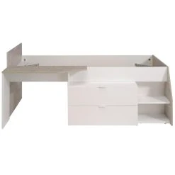 Vente-unique Lit Avec Bureau Et Rangements - 90 X 200 Cm - Blanc Et Naturel + Sommi... 10 Vente-unique Lit Avec Bureau Et Rangements - 90 X 200 Cm - Blanc Et Naturel + Sommi... -magasin Vente-unique lit avec bureau et rangements 90 x 200 cm blanc et naturel sommier gisele 14085522 39137308 1140x1140