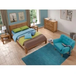 Vente-unique Lit 140 X 190 Cm - Chêne Huilé - BROCELIANDE II 10 Vente-unique Lit 140 X 190 Cm - Chêne Huilé - BROCELIANDE II -magasin Vente-unique lit broceliande ii 140x190cm chene huile 7527614 18959682 1200x1200