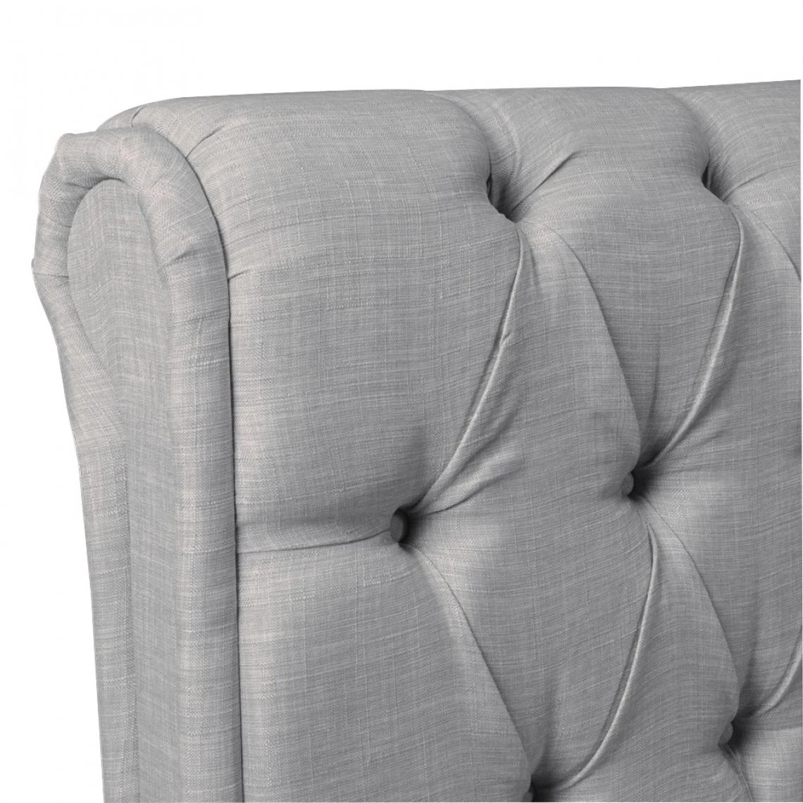 Le Quai Des Affaires Lit CHELSEA 140x190 + 4 Tiroirs + Sommier / Gris Clair 5 Le Quai Des Affaires Lit CHELSEA 140x190 + 4 Tiroirs + Sommier / Gris Clair – Image 3