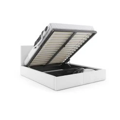 Interbeds Lit Rembourré Hilton Avec Rangement 160x200 En Blanc Cassé 11 Interbeds Lit Rembourré Hilton Avec Rangement 160x200 En Blanc Cassé -magasin Vente-unique lit rembourre hilton avec rangement 160x200 en blanc casse 12692220 1016302 2 1140x1140