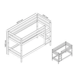Mobistoxx Lit Superposé Morianne 90x200 Cm Blanc Sans Sommier -magasin Vente-unique lit superpose morianne 90x200 cm blanc sans sommier 13991730 38794704 1140x1140
