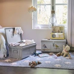 PIERRE HENRY Lot De 2 Coffres En Métal Habitat Alu. 7 PIERRE HENRY Lot De 2 Coffres En Métal Habitat Alu. -magasin Vente-unique lot de 2 coffres en metal habitat alu 14064012 39052516 1140x1140