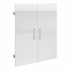 BUT Lot De 2 Portes MAYENCE Blanc Brillant