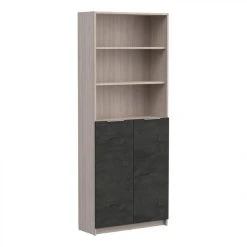 BUT Lot De 2 Portes OPTIMA Gris Ardoise -magasin Vente-unique lot de 2 portes optima gris ardoise 10489984 27152206 1140x1140