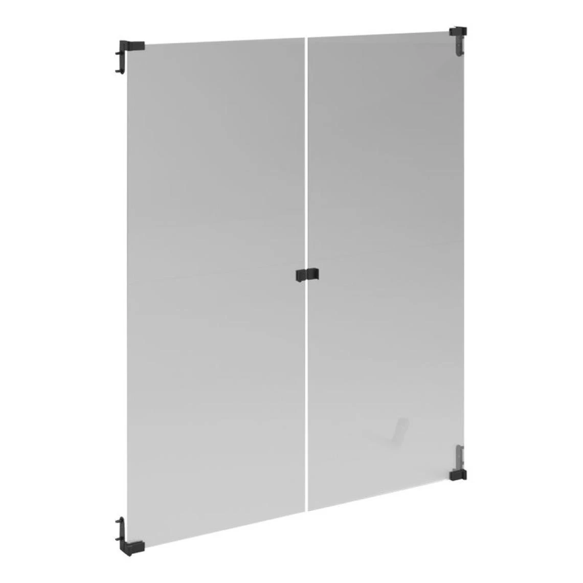 BUT Lot De 2 Portes Verre MAYENCE Noir 3 BUT Lot De 2 Portes Verre MAYENCE Noir