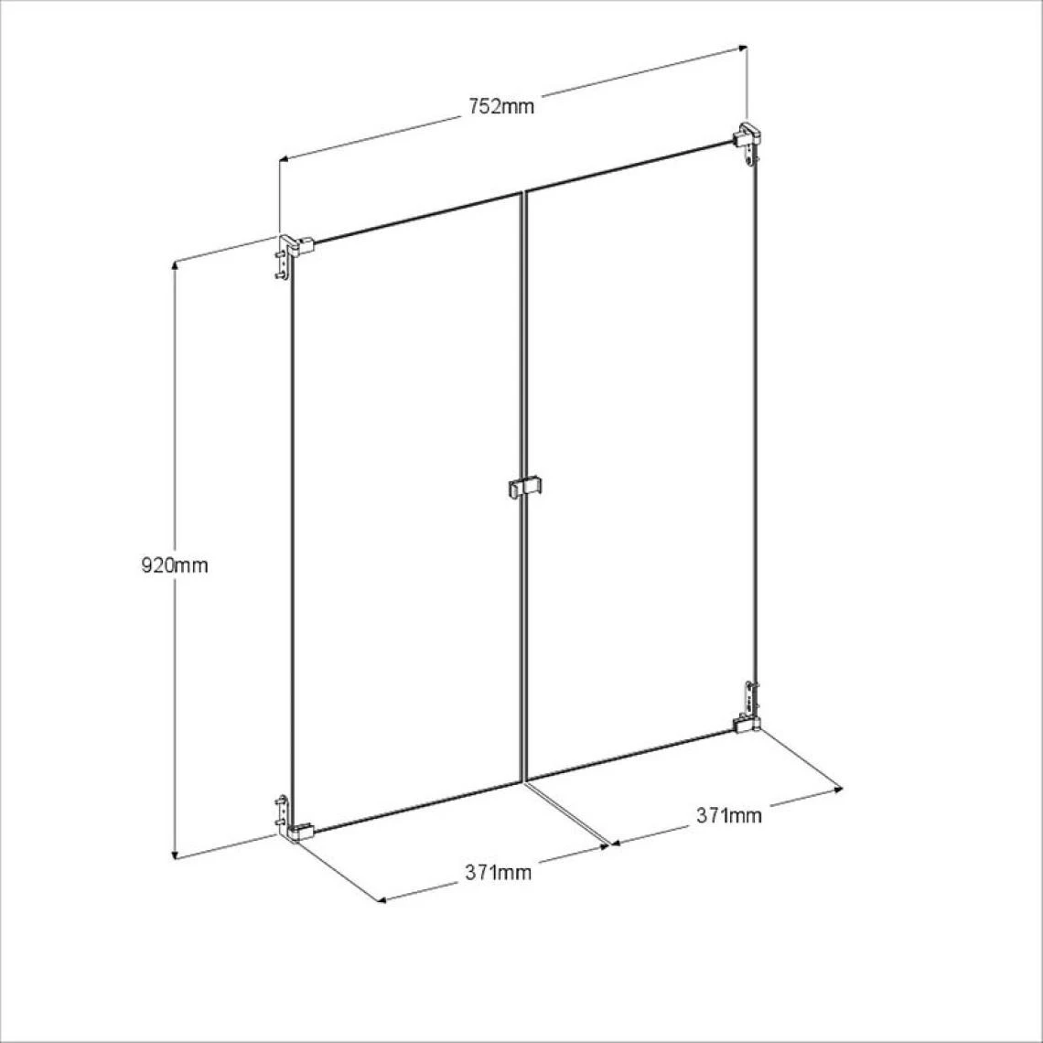 BUT Lot De 2 Portes Verre MAYENCE Noir 5 BUT Lot De 2 Portes Verre MAYENCE Noir – Image 3