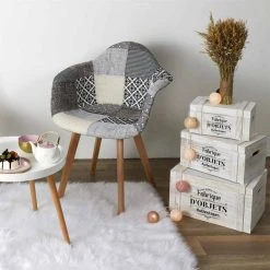 The Home Deco Factory Set De 3 Malles En Bois Authentique. 9 The Home Deco Factory Set De 3 Malles En Bois Authentique. -magasin Vente-unique lot de 3 cagettes en bois malle creuse 42cm blanc 11081154 28953950 1140x1140