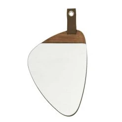 TOILINUX Lot De 3 Miroirs Avec Détail Effet Bois En MDF - Marron 11 TOILINUX Lot De 3 Miroirs Avec Détail Effet Bois En MDF - Marron -magasin Vente-unique lot de 3 miroirs avec detail effet bois en mdf marron 13620516 37469460 1140x1140