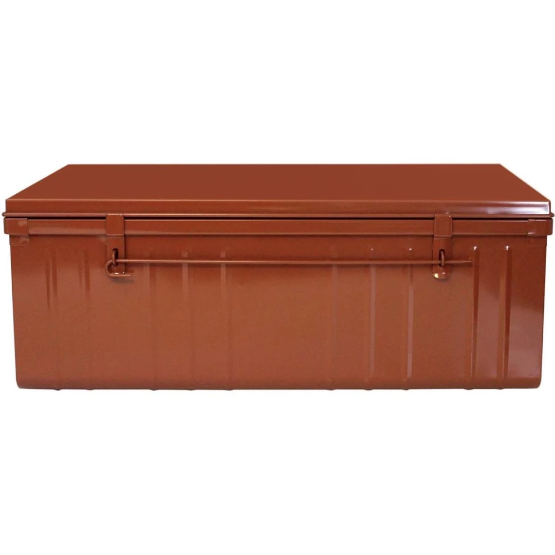 PIERRE HENRY Malle En Acier Habitat 100 Cm Terracotta. 5 PIERRE HENRY Malle En Acier Habitat 100 Cm Terracotta. – Image 3