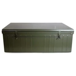 PIERRE HENRY Malle Habitat En Acier 130 Litres Kaki. 9 PIERRE HENRY Malle Habitat En Acier 130 Litres Kaki. -magasin Vente-unique malle habitat en acier 130 litres kaki 14075576 39092694 1140x1140