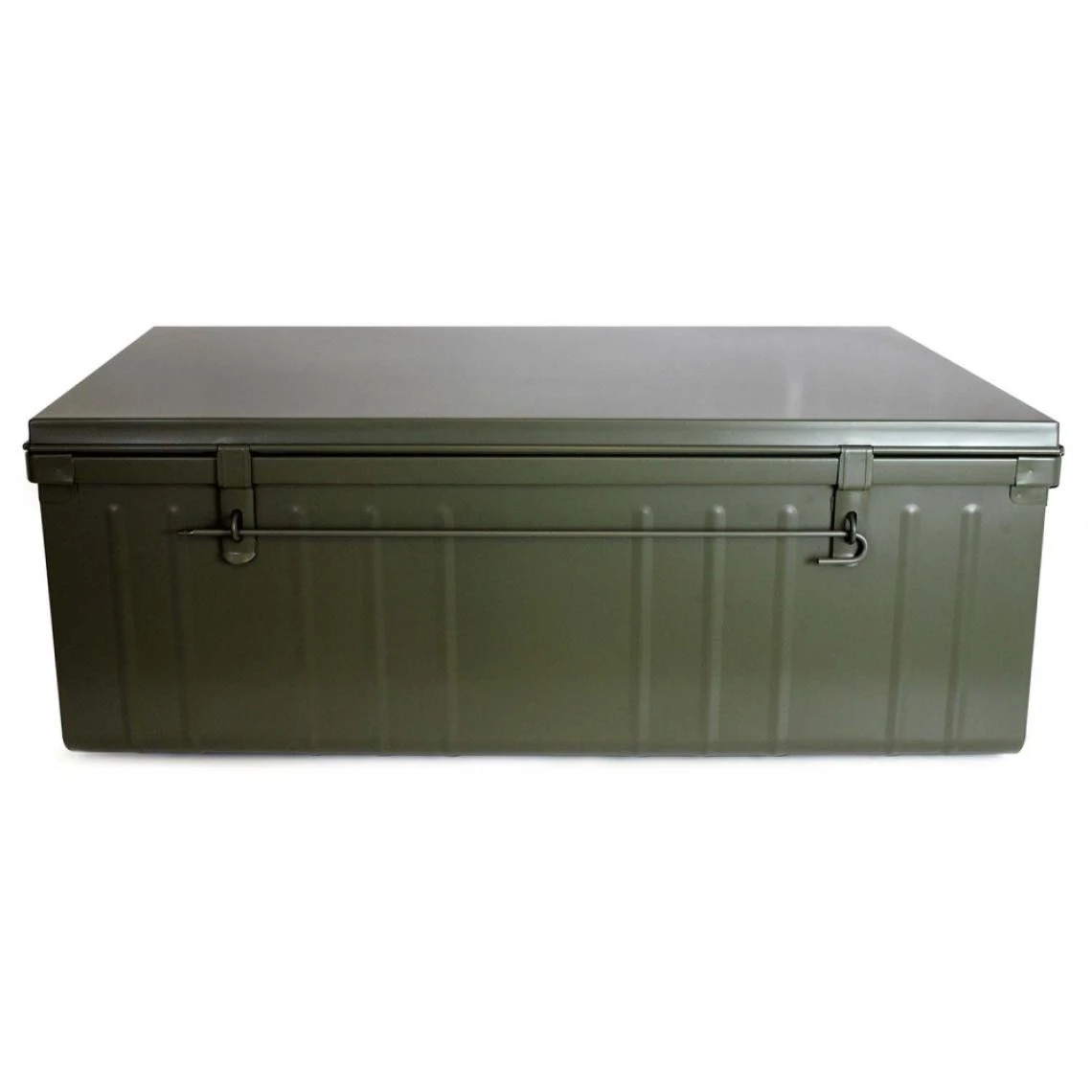 PIERRE HENRY Malle Habitat En Acier 130 Litres Kaki. 6 PIERRE HENRY Malle Habitat En Acier 130 Litres Kaki. – Image 4