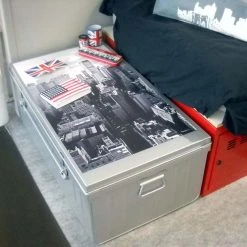 PIERRE HENRY Malle Habitat En Acier 95 Litres Alu. 7 PIERRE HENRY Malle Habitat En Acier 95 Litres Alu. -magasin Vente-unique malle habitat en acier 95 litres alu 14064018 39052540 1140x1140