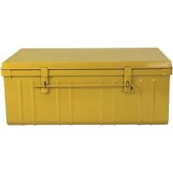 PIERRE HENRY Malle Habitat En Acier 95 Litres Miel. 7 PIERRE HENRY Malle Habitat En Acier 95 Litres Miel. -magasin Vente-unique malle habitat en acier 95 litres miel 14075572 39092674 1140x1140