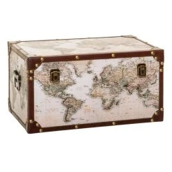 Atmosphera, Createur D'Interieur Malles Mappemonde - Lot De 4 - Atmosphera 10 Atmosphera, Createur D'Interieur Malles Mappemonde - Lot De 4 - Atmosphera -magasin Vente-unique malles mappemonde lot de 4 atmosphera 11682952 30771660 1140x1140