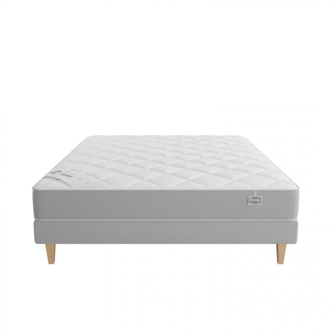 Matelas + Sommier 140x190 Cm SIMMONS + 2 Oreillers + Couette TRENDY 7 Matelas + Sommier 140x190 Cm SIMMONS + 2 Oreillers + Couette TRENDY – Image 5