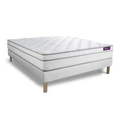 SEPTNUITS Matelas + Sommier 140x190 Memo Luxe Ressorts Ensachés + Mémoire De F... 8 SEPTNUITS Matelas + Sommier 140x190 Memo Luxe Ressorts Ensachés + Mémoire De F... -magasin Vente-unique matelas sommier 140x190 memo luxe ressorts ensaches memoire de forme 5 zones de confort maxi epaisseur 1