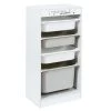TOILINUX Meuble De Rangement Enfant Tidy à 4 Bacs - Gris Et Blanc 1 TOILINUX Meuble De Rangement Enfant Tidy à 4 Bacs - Gris Et Blanc -magasin Vente-unique meuble de rangement enfant tidy a 4 bacs gris et blanc 11046570 28859196 1140x1140