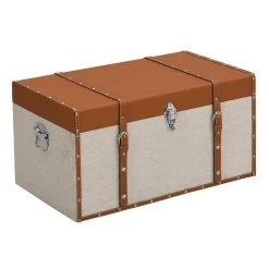 Vente-unique Lot De 3 Malles JACINTO - Revêtement En Simili Et Tissu - Marron Et T... 10 Vente-unique Lot De 3 Malles JACINTO - Revêtement En Simili Et Tissu - Marron Et T... -magasin Vente-unique meuble de rangement jacinto 11682982 30771794 1140x1140