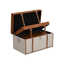 Vente-unique Lot De 3 Malles JACINTO - Revêtement En Simili Et Tissu - Marron Et T... 11 Vente-unique Lot De 3 Malles JACINTO - Revêtement En Simili Et Tissu - Marron Et T... -magasin Vente-unique meuble de rangement jacinto 11682982 30771796 1140x1140