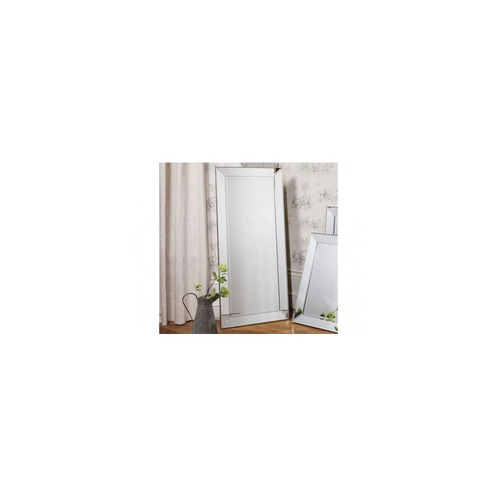Vente-unique Miroir En Bois D'eucalyptus DARCY - L. 50 X H. 170 Cm - Argenté 3 Vente-unique Miroir En Bois D'eucalyptus DARCY - L. 50 X H. 170 Cm - Argenté