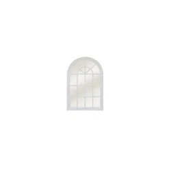 Vente-unique Miroir Fenêtre En Bois De Paulownia MONTESQUIEU - L.80 X H.120 Cm - B...