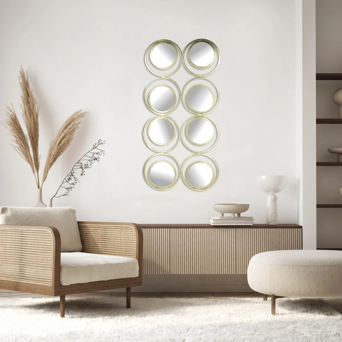 Ideanature Miroir 8 Bulles Champagne. 4 Ideanature Miroir 8 Bulles Champagne. – Image 2