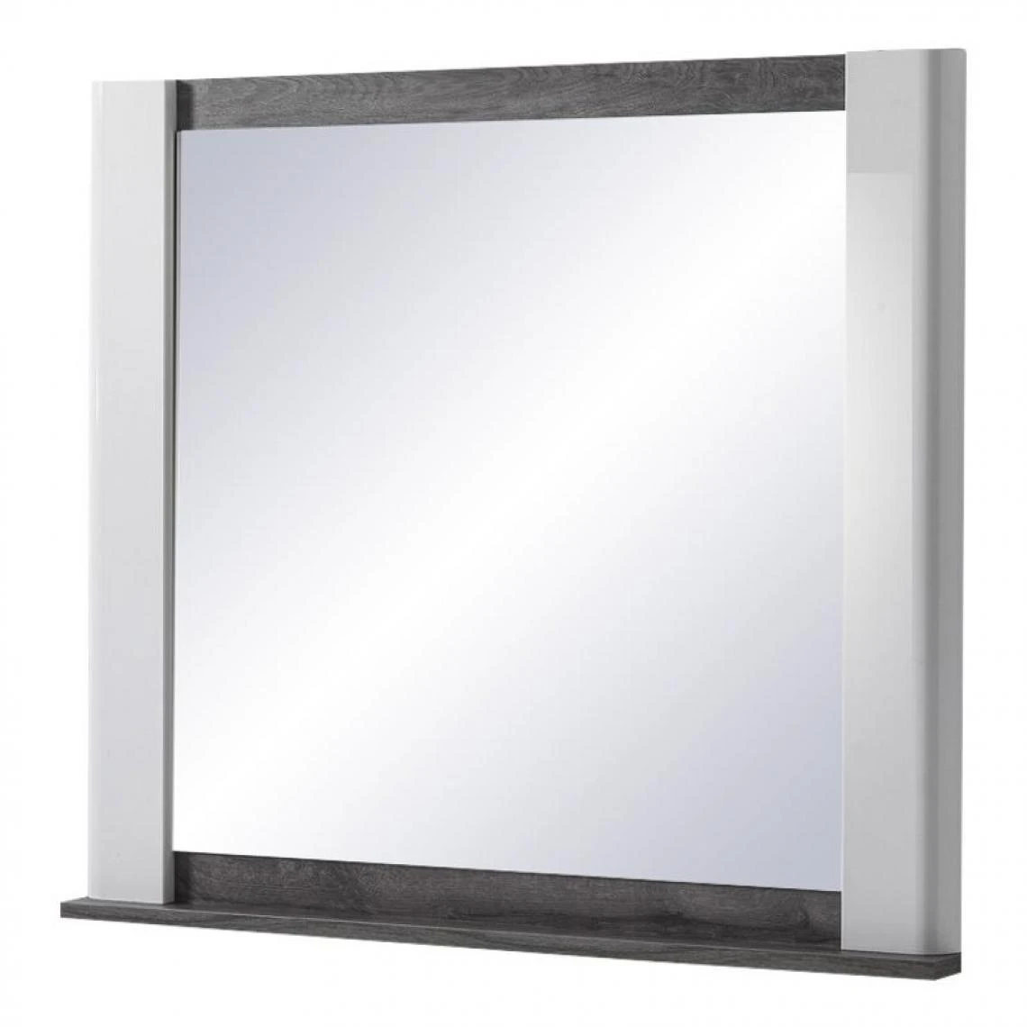 Modern Living Miroir à Poser VERTIGO Blanc Imitation Chêne Gris 5 Modern Living Miroir à Poser VERTIGO Blanc Imitation Chêne Gris – Image 3