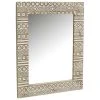 Aubry Gaspard Miroir Aztèque En Manguier Sculpté Et Blanchi. -magasin Vente-unique miroir azteque en manguier sculpte et blanchi 13841850 38379728 1140x1140