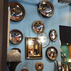 Miroir Baroque Rond En Polyrésine 24.5 Cm Gold. -magasin Vente-unique miroir baroque rond en polyresine 245 cm gold 13592612 37321172 1140x1140