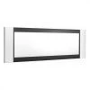 Modern Living Miroir BELLARIVA Laqué Blanc/ Gris Anthracite -magasin Vente-unique miroir bellariva laque blanc gris 9690102 25113098 1140x1140