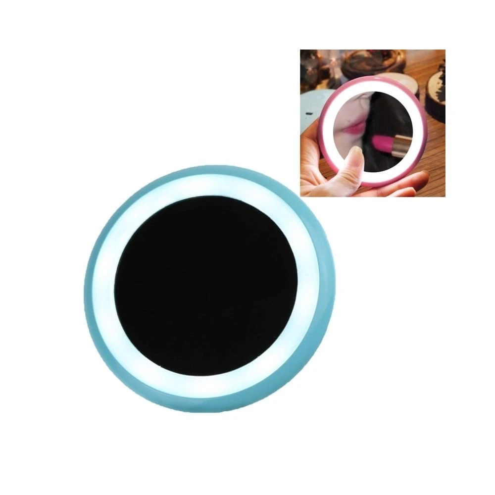 Wewoo Miroir Bleu 1W 10 LEDs Multi-fonction Rechargeable Donut De Maquillage... 3 Wewoo Miroir Bleu 1W 10 LEDs Multi-fonction Rechargeable Donut De Maquillage...
