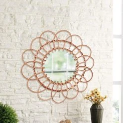 Other Miroir Boho Tressé En Osier Dans Un Cadre En Osier, Rond 49 Cm 7 Other Miroir Boho Tressé En Osier Dans Un Cadre En Osier, Rond 49 Cm -magasin Vente-unique miroir boho tresse en osier dans un cadre en osier rond 49 cm 13798288 38150572 1140x1140