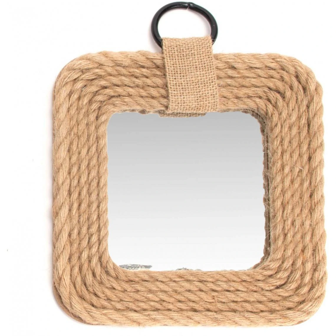 Amadeus Miroir Carré Cordage 31 X 31 Cm. 3 Amadeus Miroir Carré Cordage 31 X 31 Cm.