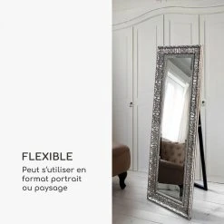 Miroir - Casa Chic Chelsea Blumfeldt - Cadre Bois Rectangulaire 130 X ... 8 Miroir - Casa Chic Chelsea Blumfeldt - Cadre Bois Rectangulaire 130 X ... -magasin Vente-unique miroir casa chic chelsea blumfeldt cadre bois rectangulaire 130 x 45cm vintage argent 12548362 33564042 1140x1140