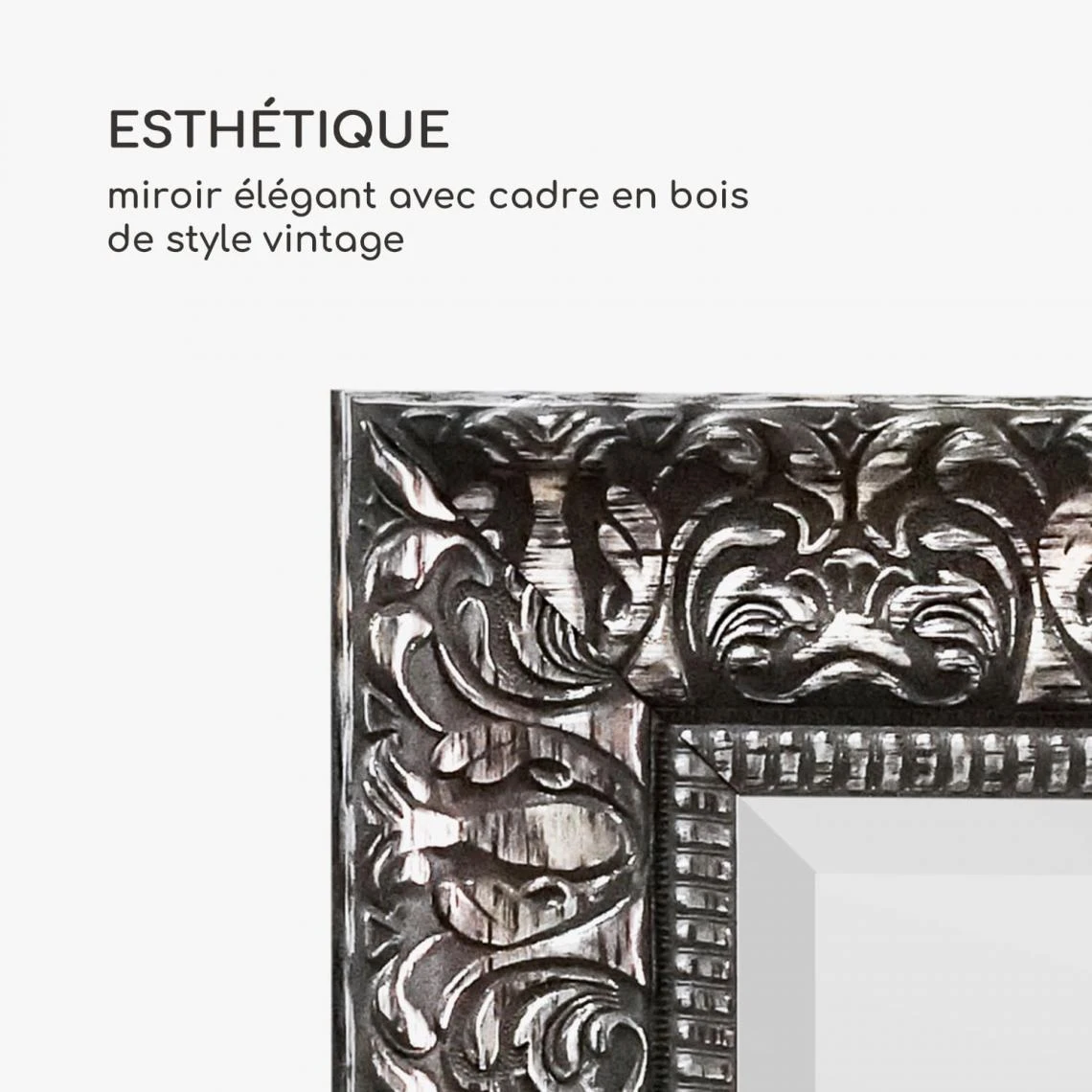 Miroir - Casa Chic Chelsea Blumfeldt - Cadre Bois Rectangulaire 130 X ... 5 Miroir - Casa Chic Chelsea Blumfeldt - Cadre Bois Rectangulaire 130 X ... – Image 3