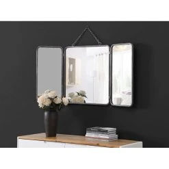 Vente-unique Miroir De Barbier Vintage En Métal CERRONE - L. 60 X H. 112 Cm - Gris... 9 Vente-unique Miroir De Barbier Vintage En Métal CERRONE - L. 60 X H. 112 Cm - Gris... -magasin Vente-unique miroir cerrone 10877800 28398754 1140x1140