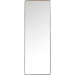 Karedesign Miroir Curve Rectangulaire Cuivre 200x70cm Kare Design
