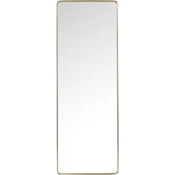 Karedesign Miroir Curve Rectangulaire Laiton 200x70cm Kare Design