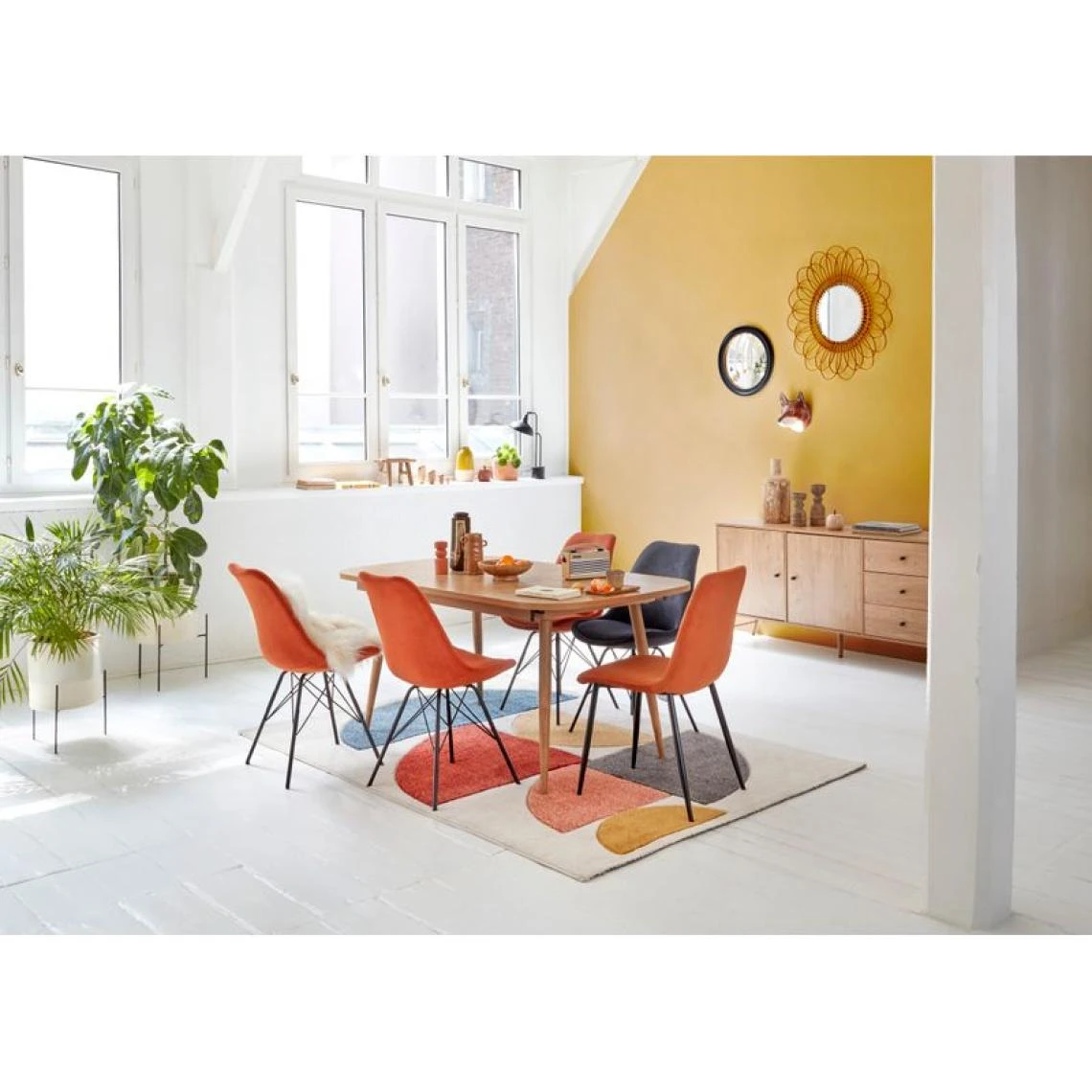 BUT Miroir D80 Cm FLEUR Naturel 7 BUT Miroir D80 Cm FLEUR Naturel – Image 5