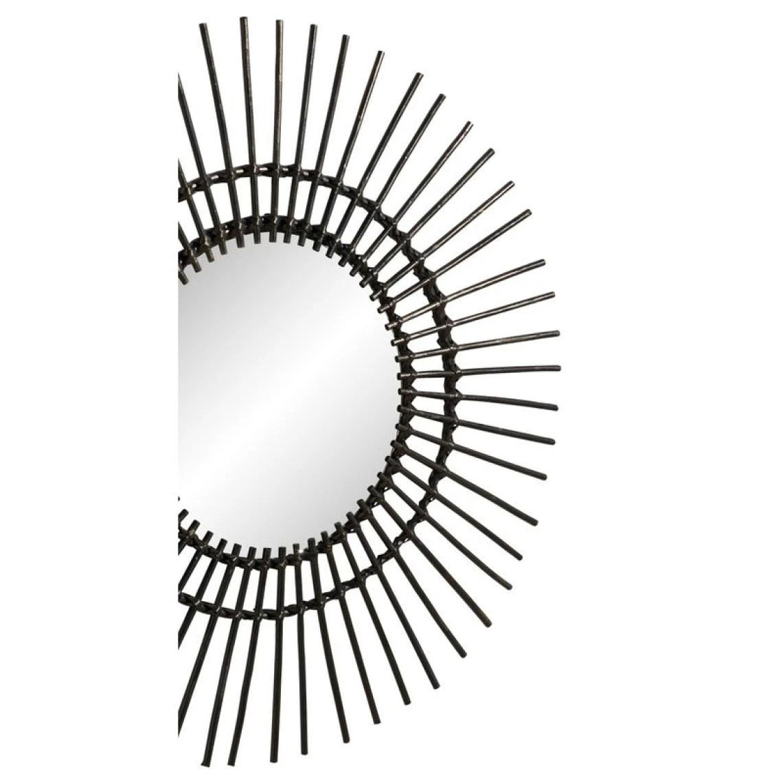 BUT Miroir D80 Cm TILIO Noir 4 BUT Miroir D80 Cm TILIO Noir – Image 3