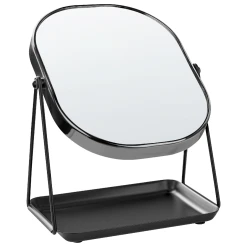 Beliani Miroir De Maquillage 20 X 22 Cm Noir CORREZE -magasin Vente-unique miroir de maquillage 20 x 22 cm noir correze 14074790 39089640 1140x1140