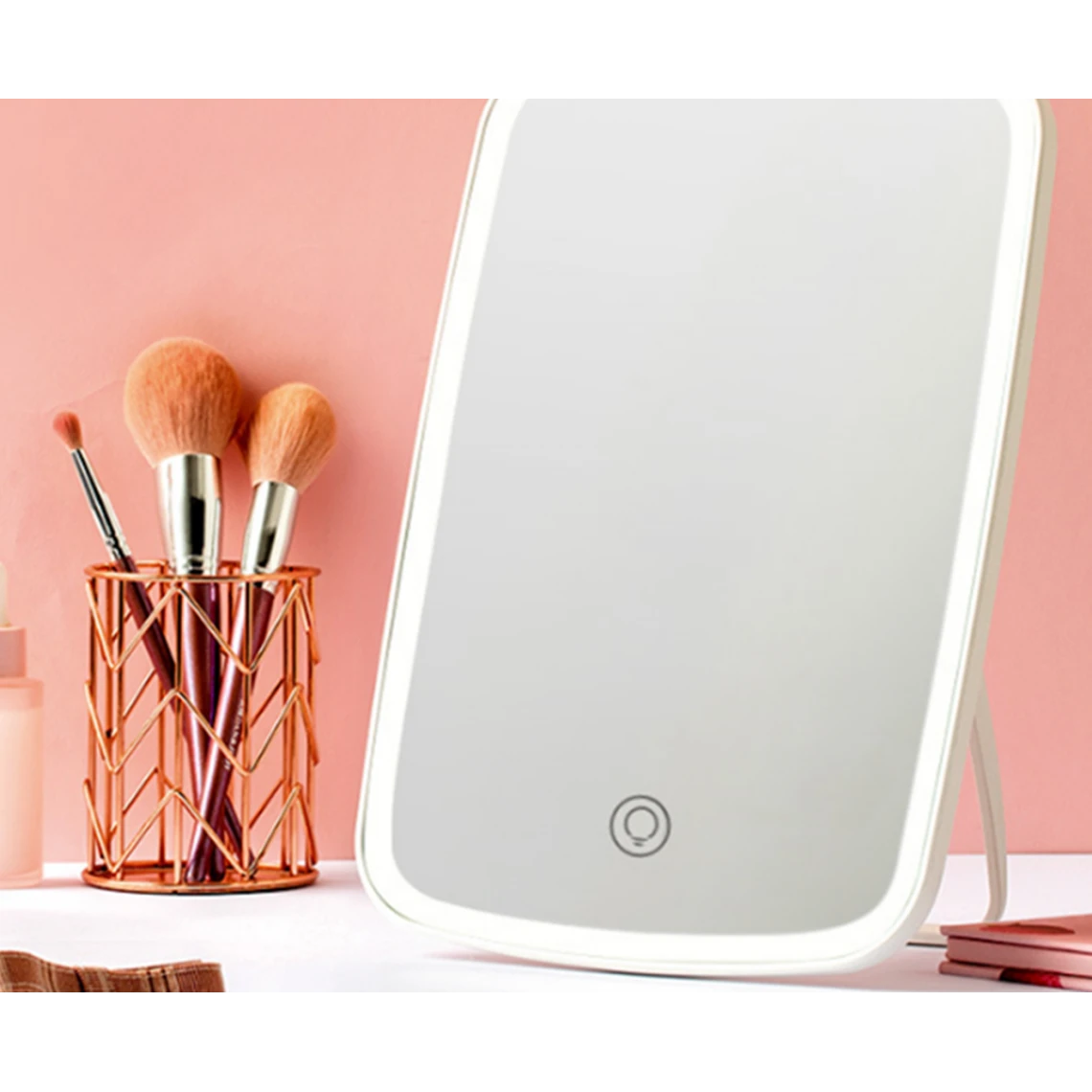 GENERIC Miroir De Maquillage LED Tri-Color Bureau Avec Miroir De Maquillage Lu... 4 GENERIC Miroir De Maquillage LED Tri-Color Bureau Avec Miroir De Maquillage Lu... – Image 2